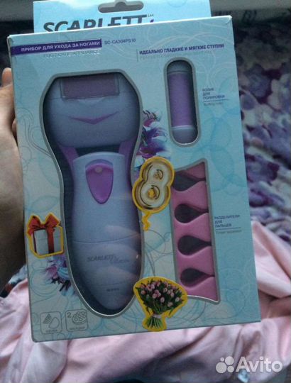 Пилка роликовая Scarlett. Прибор уход за ногами