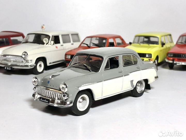 Модель автомобиля Москвич 407 деа 1:43