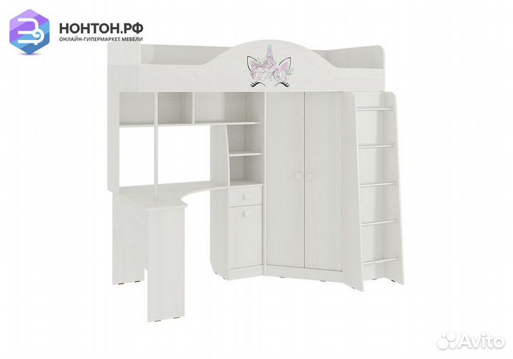 Детский комплекс Фэнтези белый рамух