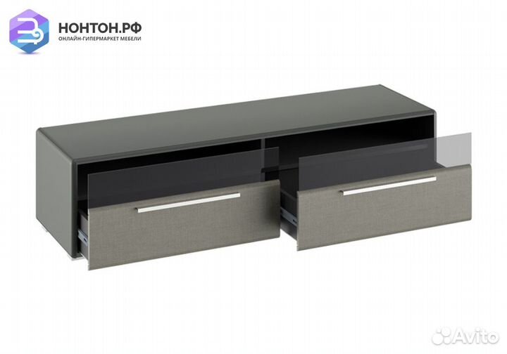 Тумба под тв Наоми тд-208.03.11 джут / фон серый