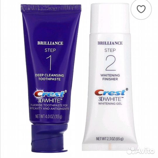 Crest, отбеливающая двухступенчатая зубная паста