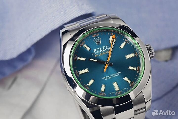 Часы Rolex Milgauss Z-Blue 116400GV-0002