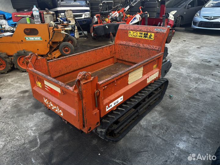 Строительная самосвальная гусиничная телега