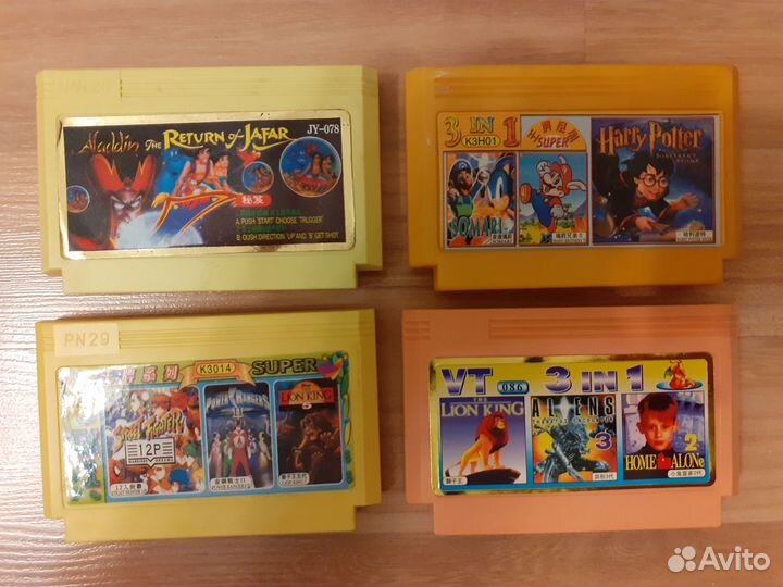Картриджи для 8 битной приставки. Одним лотом17шт
