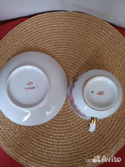 Чашка с блюдцем лфз