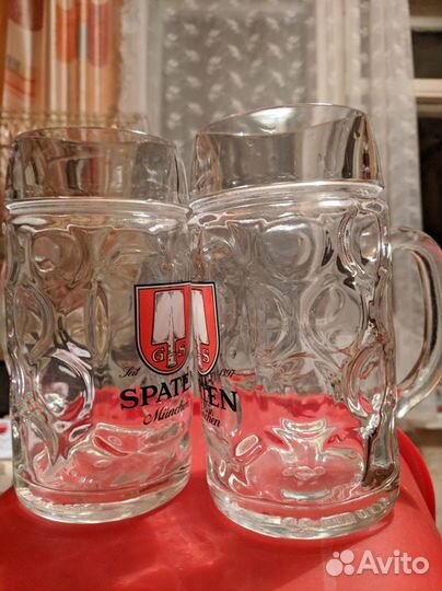 Кружки пивные 2 шт. Spaten. Мюнхен