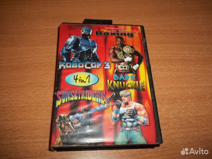 Картридж sega 4 в 1