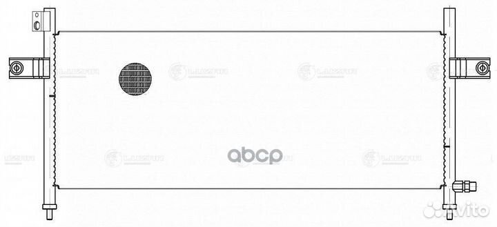 Радиатор кондиц. для а/м Nissan NP300 (08) /Pic