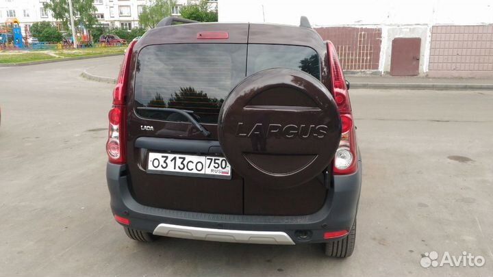 Кронштейн запасного колеса (Калитка) Ларгус черный