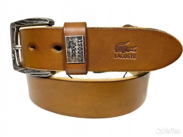 Ремень мужской кожаный Lacoste 2089 (Лакост)