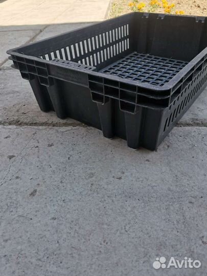 Ящик пластиковый, пластмассовый б/у