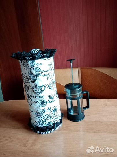 Грелка на френч - пресс