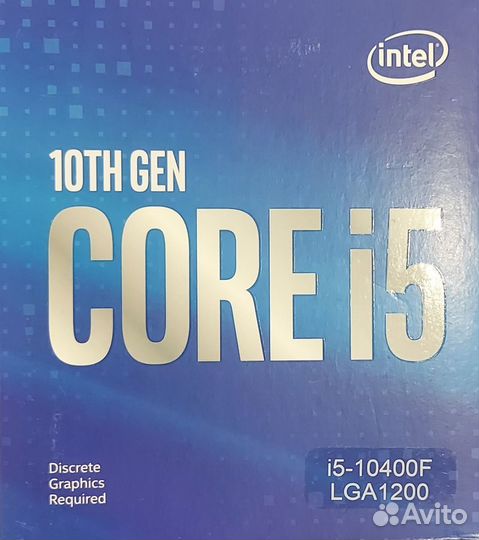 Intel core i5 10400f комплект с куллером