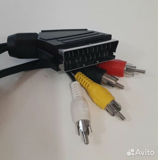 Кабель Scart - 4 тюльпана