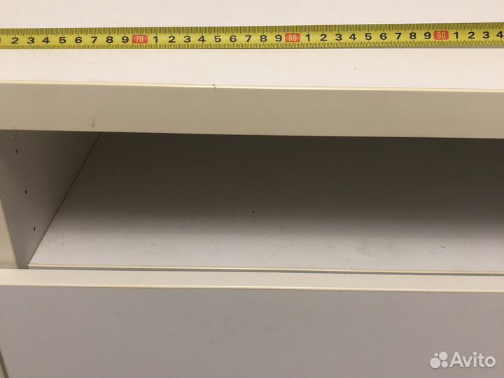 Полка подвесная по тв IKEA белая