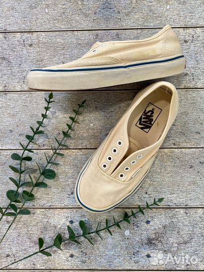 Бежевые кеды Vans 37