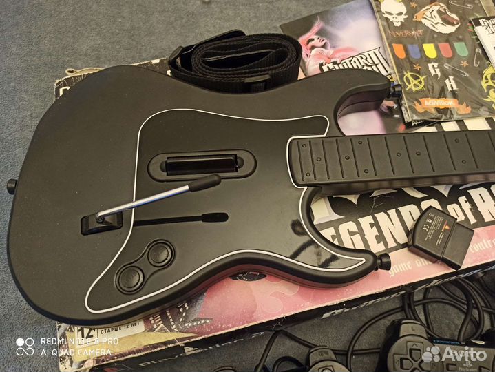 Sony playstation 2 +guitar hero 3