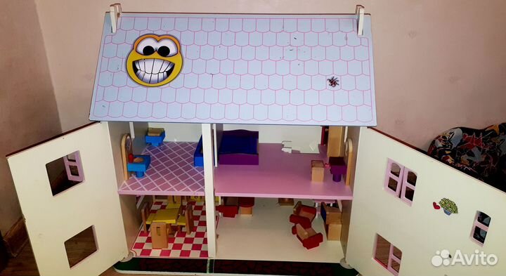 Детский деревянный дом-коттедж от Bigjigs Toys