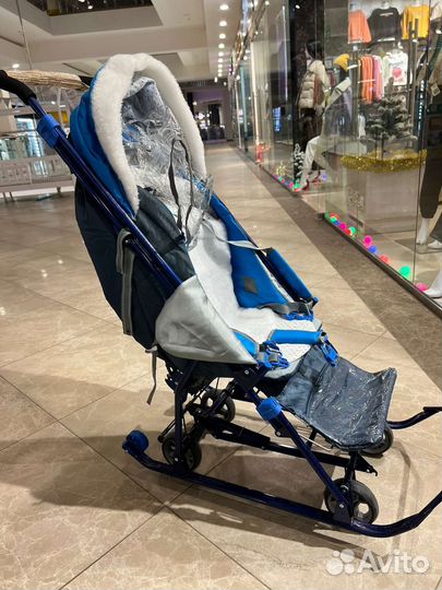 Детские санки коляска