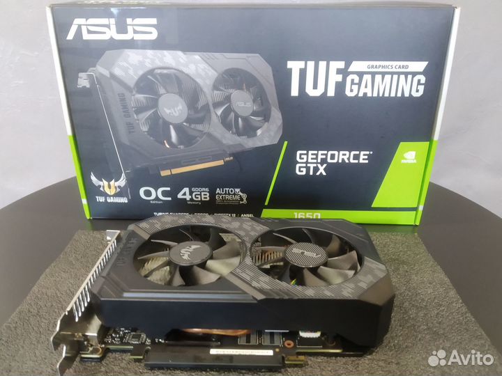 Видеокарта Asus TUF gaming geforce gtx 1650 4gb