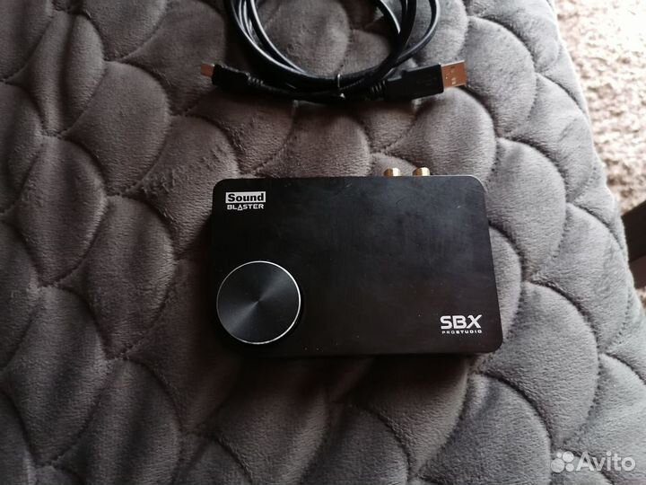 Внешняя звуковая карта creative sound blaster sbx