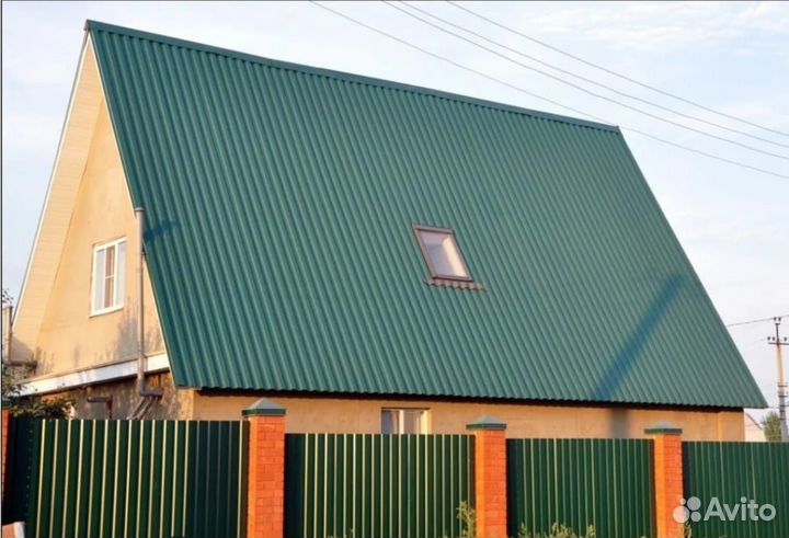 Профнастил H10.40 Зеленый мох 0.4мм