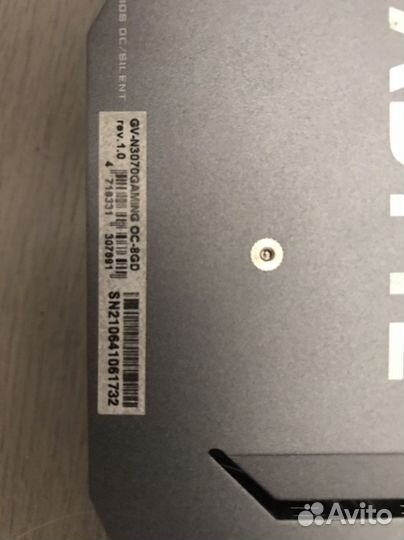Gigabyte geforce rtx 3070 gaming OC и 3080 Aorus