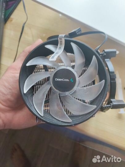 Intel core i3 12100f + башня охлад