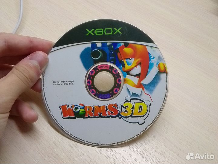 Диск Xbox Worms 3D