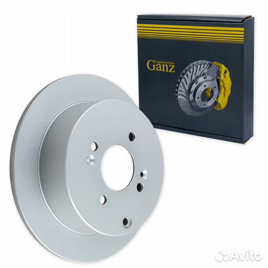 Диск тормозной задний с покрытием hyundai Accent/i