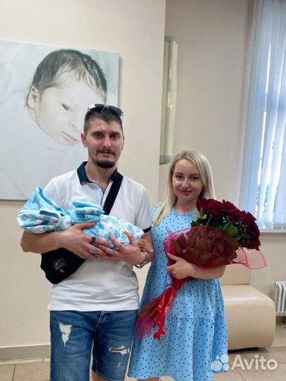 Конверт на выписку для мальчика (летний)