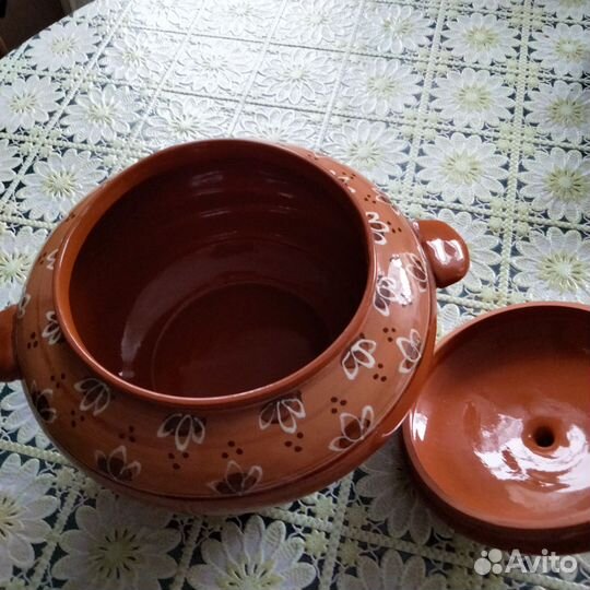 Горшок для запекания керамика