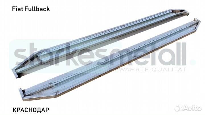 Пороги подножки Fiat Fullback TOR