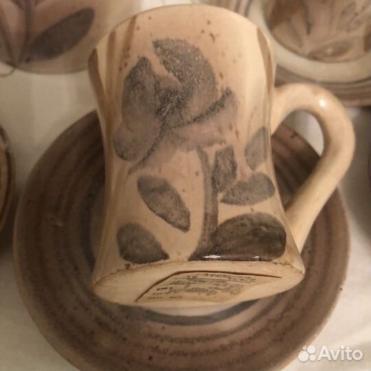 Винтаж Сервиз авторская работа художницы цузмер