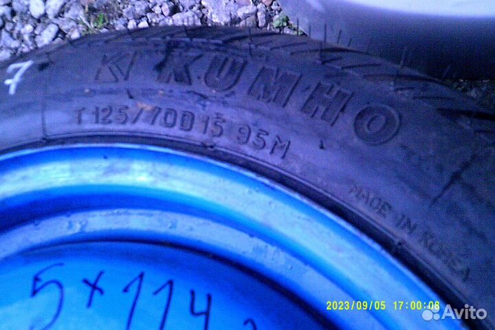 Запасное колесо докатка R15 Шевроле Лачетти