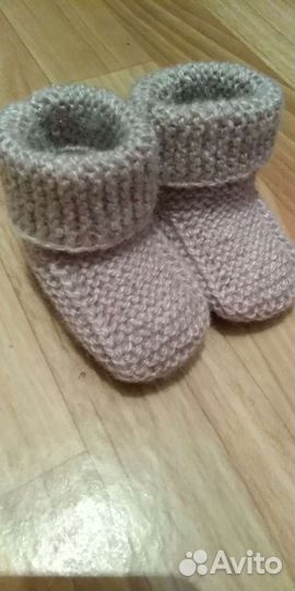 Пинетки вязаные на заказ