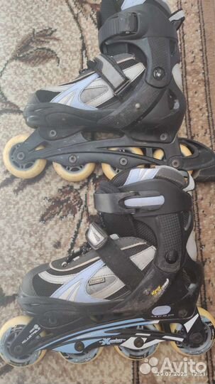 Роликовые коньки раздвижные 34-37 размер