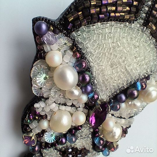 Уникальный брошь ручной работы «Душа бабочки»