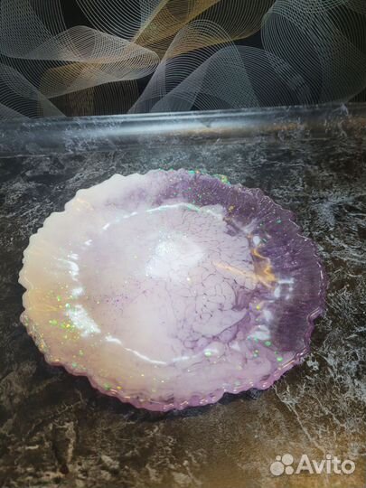 Креманка и сервировочное блюдо, набор