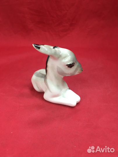 Статуэтка лфз СССР Ослик фарфор