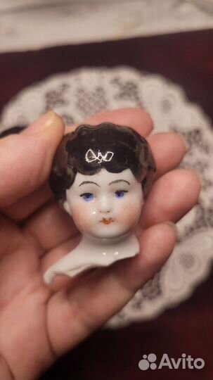 Антикварные фарфоровые куколки голова Германия