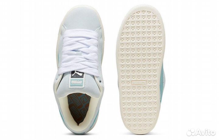 Кроссовки Puma suede xl голубые