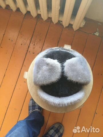 Норковая шапка мужская