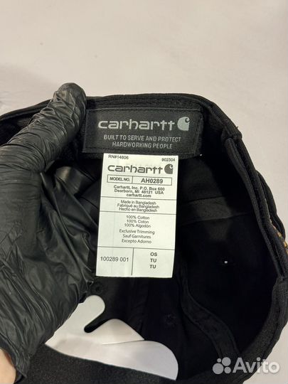 Carhartt USA Canvas Cap AH0289(Black)