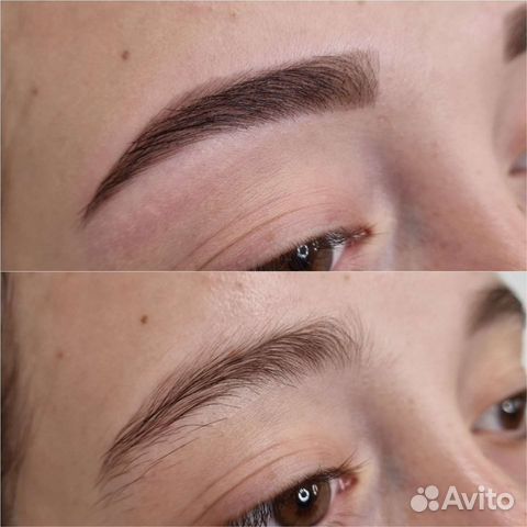 Коррекция и окрашивание бровей