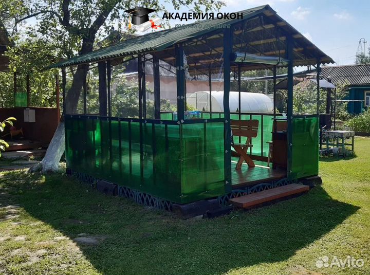 Мягкие окна для террас и беседок