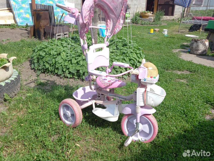 Велосипед с родительской ручкой