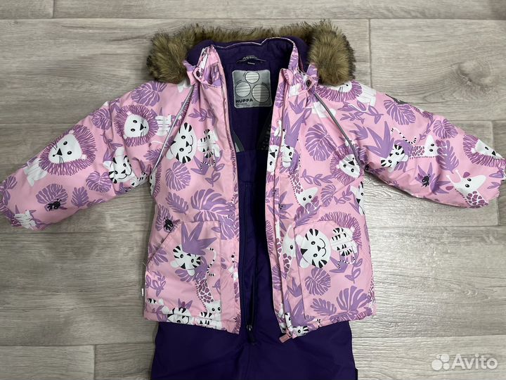 Зимний костюм для девочки 98 huppa