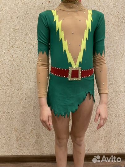 Купальник гимнастический для выступлений 110-116