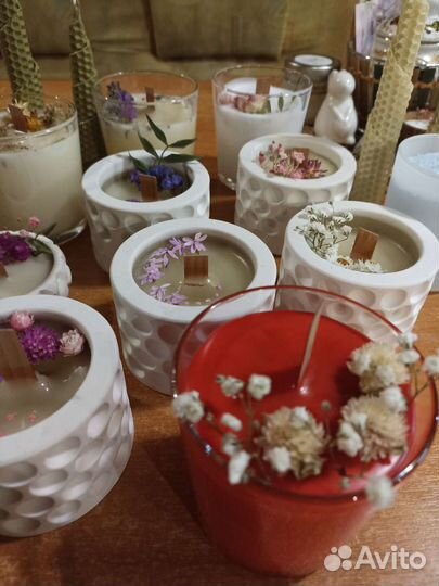 Свечи ручной работы на подарок